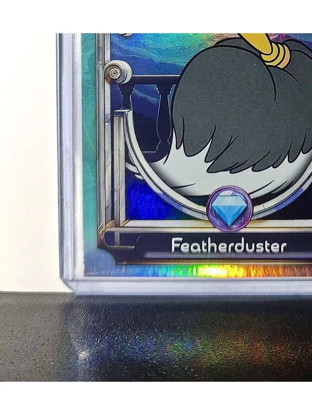 Featherduster 2025 Topps Disney Wonder #129 Diamond Card Beauty and the Beast